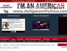 Tablet Screenshot of belligerentpolitics.com